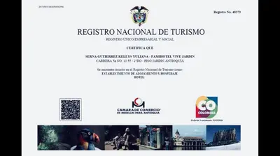 a screenshot of the ricotta navoco regional de tourism website at Fami Hotel Vive Jardin in Jardin