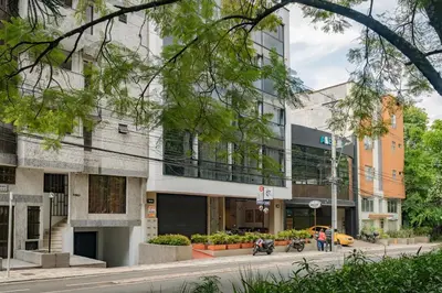 a rendering of a building on a city street at Loft 32 Medellín Living in Medellín