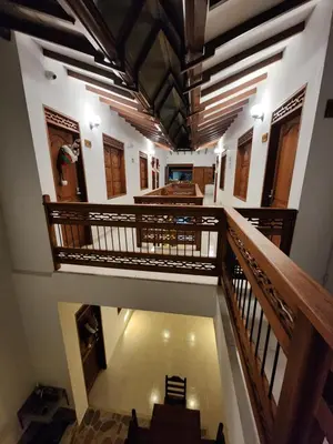 an overhead view of a staircase in a building at Casa Isabel Hotel in Jardin