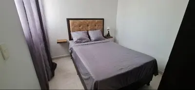 a bedroom with a bed in a room at Apartamento vistas lindas cerca centro in Medellín