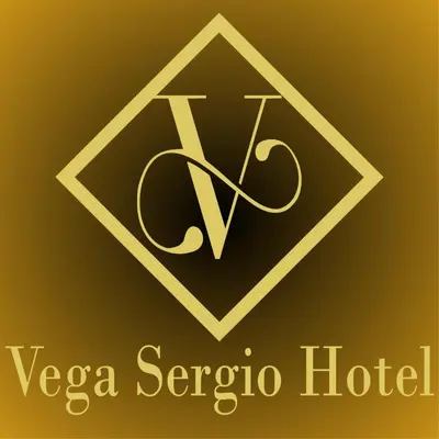 a logo for aza seraya hotel with a gold label at Hotel Vegas Sergio in Medellín