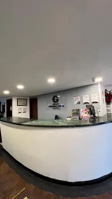 a reception counter at a dental office at Hotel Gran Conquistador 33 in Medellín