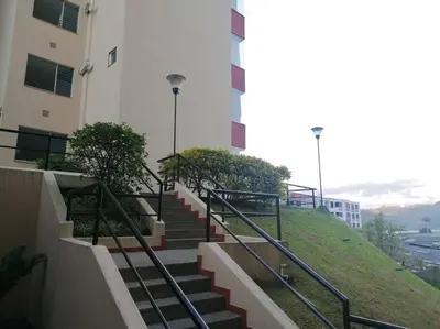 a set of stairs next to a building at GIBRALTAR in Manizales