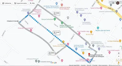 a map of the subway in philadelphia at Apartment cerca centro histórico Sta Fe Antioquia in Santa Fe de Antioquia