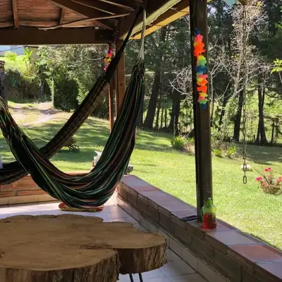 Casa Rustica con chimenea en su interior