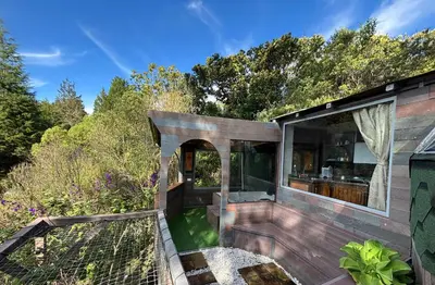 a house in the middle of a forest at PrivaDome in Rionegro