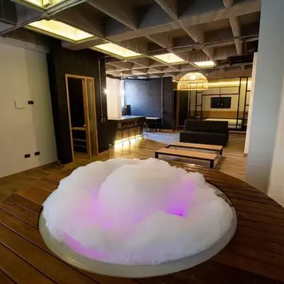 Deluxe Man cave with jacuzzy