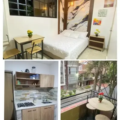 23 BELO APARTAMENTO CON BALCON EN LAURELES ESTADiO 2 HAB 2 BAÑOs