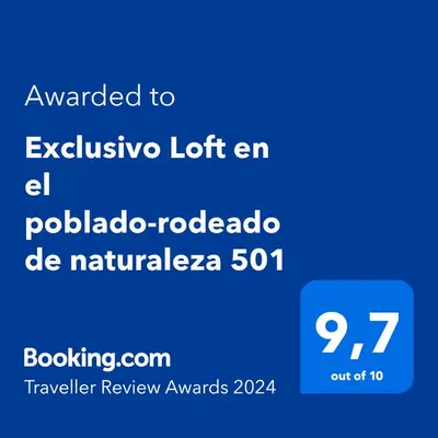 a screenshot of a cell phone with the text awarded to exclusive loten el pal at Exclusivo Loft en el poblado-rodeado de naturaleza 501 in Medellín