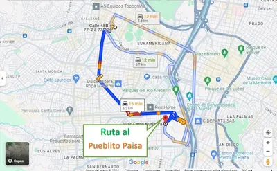 a map of the rutilaila plates at Alojamiento en el corazón de Medellín Hab Privada B in Medellín